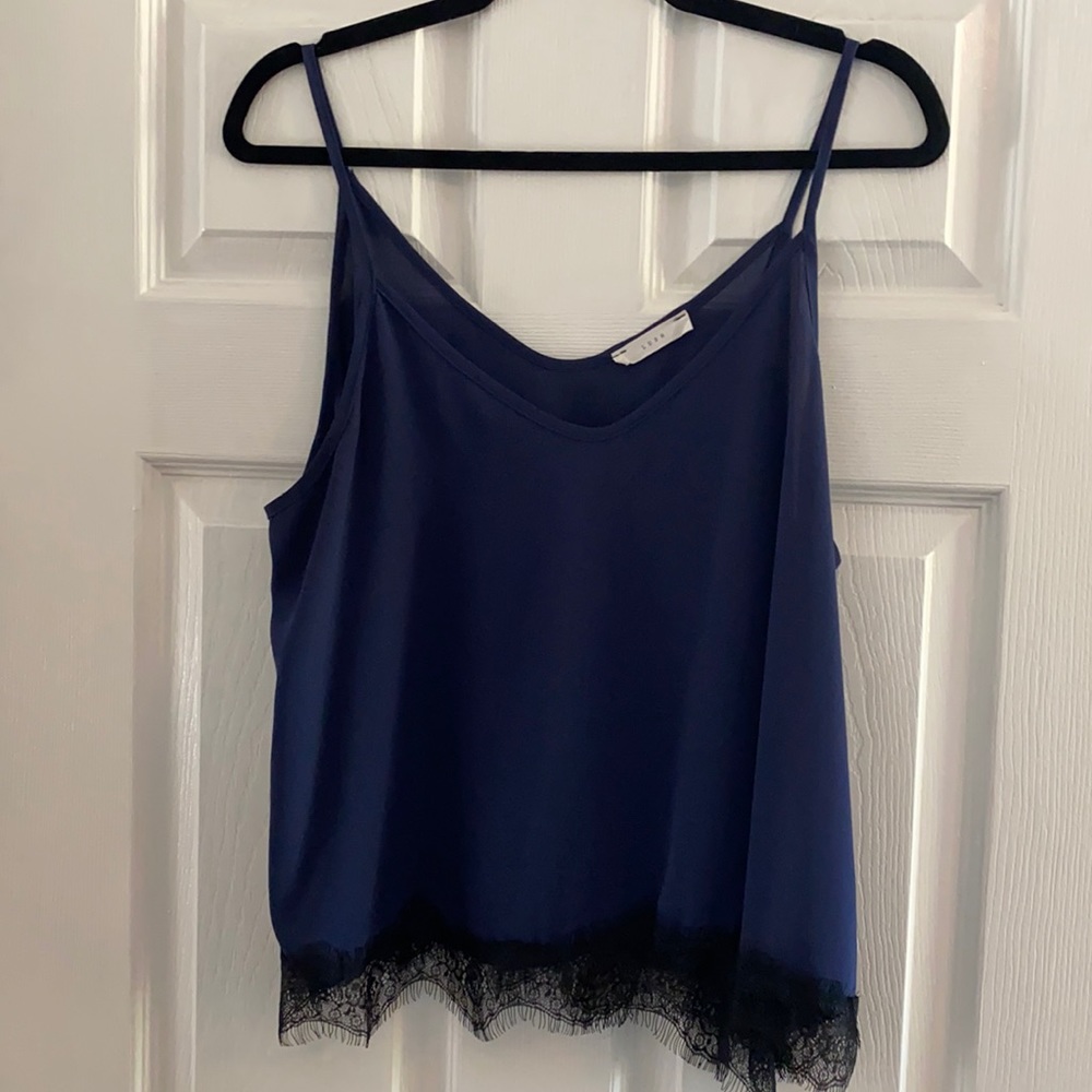 Lace Trim Tank Top
